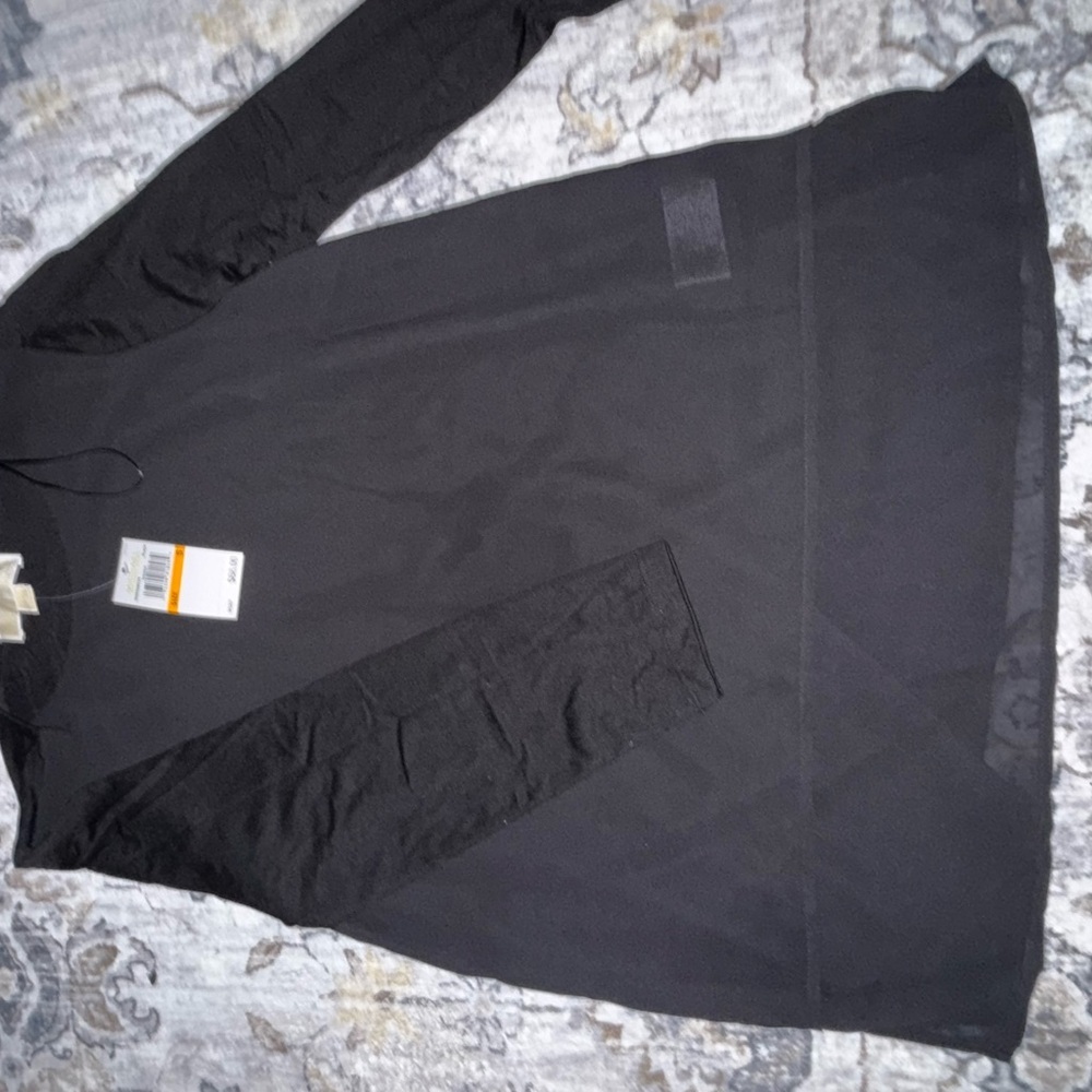 Michael Kors Black Top with Gold Accent - Picture 3 of 4